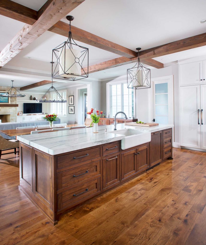 Site-finished hardwood in a Memphis Midtown home